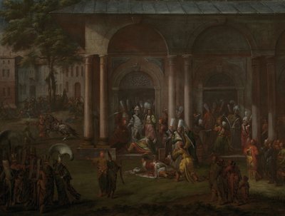 Der Mord an Patrona Halil und seinen Mitrebellen von Vanmour