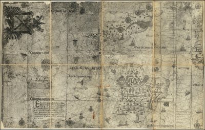 1551 Karte der westlichen Hemisphäre von Sancho Gutiérrez von Various
