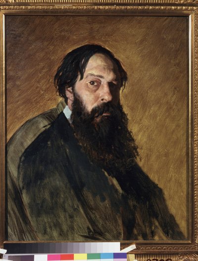 Porträt des Künstlers Alexei Sawrasow von Vasili Grigorevich Perov