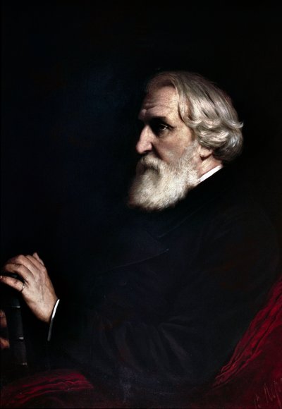 Porträt von Ivan Sergejewitsch Turgenew von Vasili Grigorevich Perov