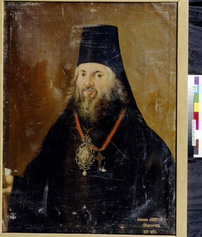Porträt von Ambrosius, Erzbischof von Vyatka Slobodskoy (1752-1809) von Vasily Kornilovich Lytkin
