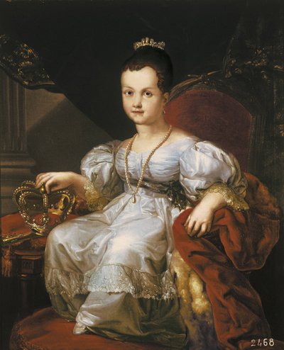Porträt von Isabella II. als Kind von Vicente Lopez y Portana