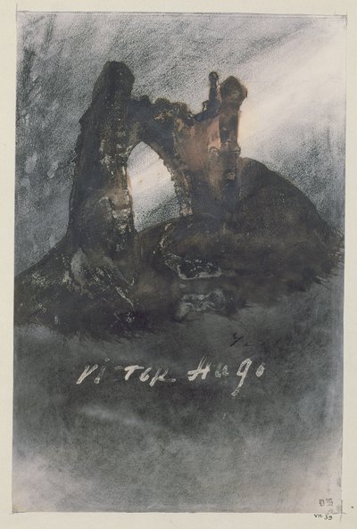 Ruinen bei Groz-Nez, Jersey, oder Der Bogen von Victor Hugo