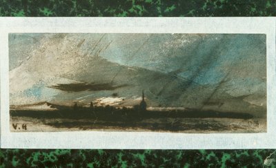 Stadt in der Dämmerung von Victor Hugo