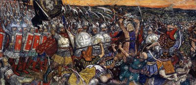 Die Schlacht von Kulikowo am 8. September von Victor Mikhailovich Vasnetsov