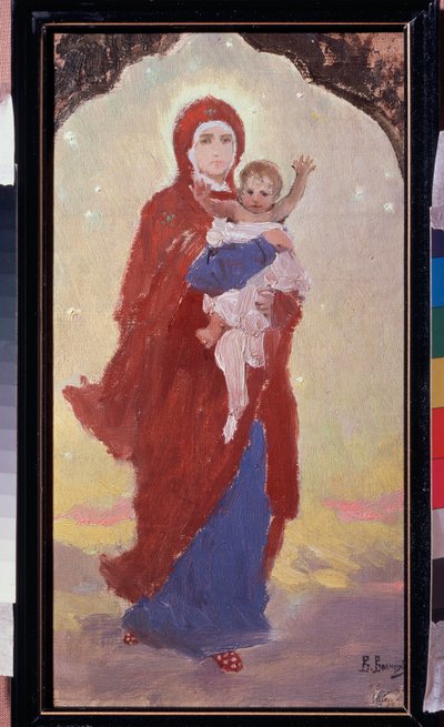 Die Jungfrau und das Kind von Victor Mikhailovich Vasnetsov