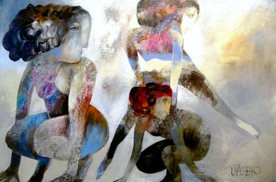 Bunte abstrakte Figuren von Victor Tkachenko