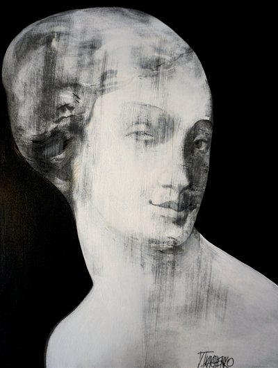 Elegante abstrakte Frau von Victor Tkachenko