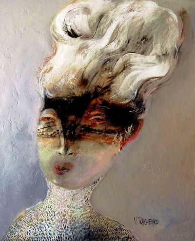 Moderne maskierte Frau von Victor Tkachenko