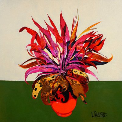 Lebhafte tropische Pflanze von Victor Tkachenko