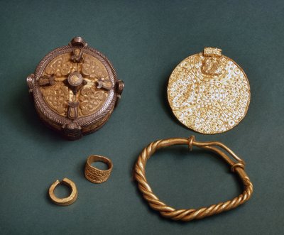 Wikinger-Schmuck aus Gotland, Schweden. 10. Jahrhundert. Stockholm, Historiska Museet von Viking