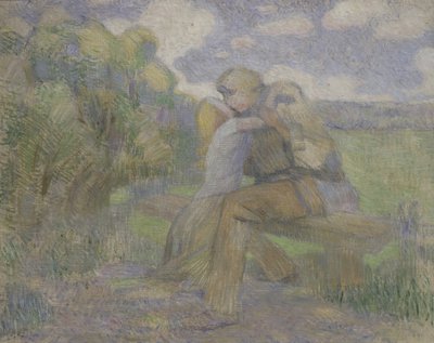Der Kuss, 1897 von Viktor Elpidiforovich Borisov Musatov