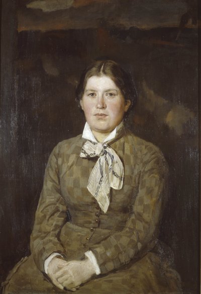 Porträt von Alexandra Vladimirovna Vasnetsova, der Frau des Künstlers, 1878 von Viktor Mikhaylovich Vasnetsov