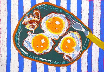 Spiegelei-Frühstück von Viktoriia Saunina