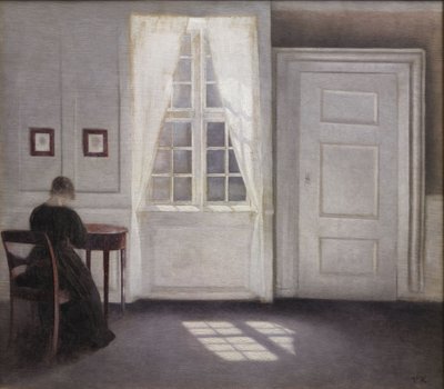 Leben in der Strandstraße mit Sonnenschein auf dem Boden von Vilhelm Hammershoi