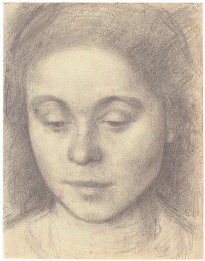 Porträt von Ida, der Frau des Künstlers, 1898 von Vilhelm Hammershoi