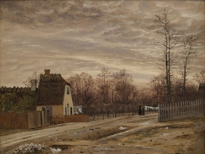 Abend nach dem Tauwetter. Taabæk, nördlich von Kopenhagen von Vilhelm Kyhn