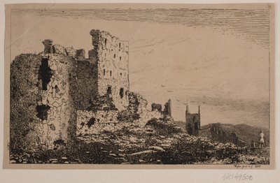 Hammershus auf Bornholm von Vilhelm Kyhn