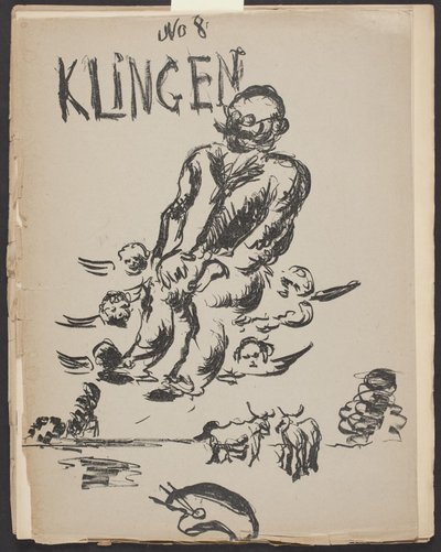 Titelseite zu Klingen, Jahrg. III, Nr. 8 von Vilhelm Lundstrøm