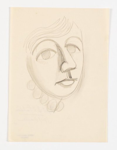 Porträt der Tochter des Künstlers, Dorte Lundstrøm, Dreiviertelprofil nach rechts von Vilhelm Lundstrøm