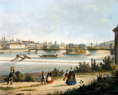 Prag an der Moldau von Vincenc Morstadt