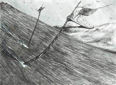 Sturmerschaffer Schwarzes Meer, 2017 von Vincent Alexander Booth
