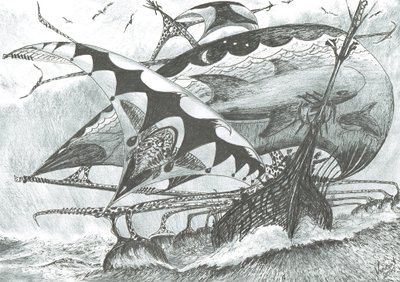 Sturmerschaffer Ägäisches Meer von Vincent Alexander Booth