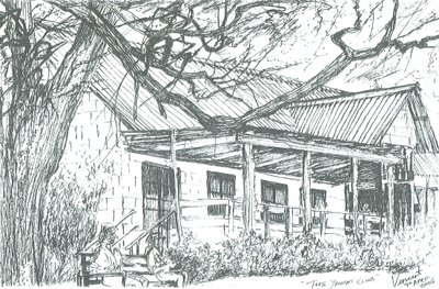 Yachtclub am Naivasha-See, Kenia, 2006 von Vincent Alexander Booth