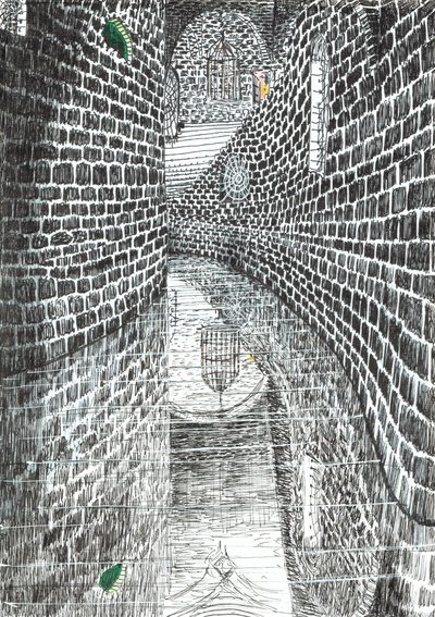 Seite 35, Das Schloss im Wald von Findhorn, 2006 von Vincent Alexander Booth