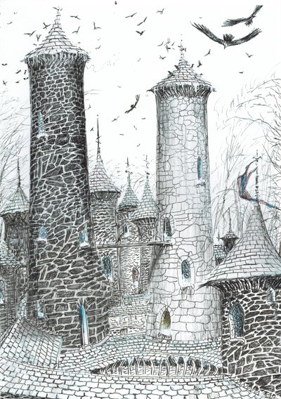 Seite 9, Das Schloss im Wald von Findhorn, 2006 von Vincent Alexander Booth