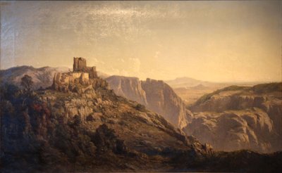 Panorama über die Hügel des Schlosses Evenos, nahe Toulon von Vincent Courdouan
