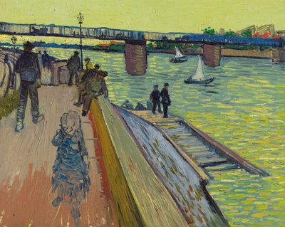 Die Brücke von Trinquetaille, 1888 von Vincent van Gogh