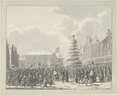 Umwälzung in Haarlem, 19. Januar 1795 von Vincent Jansz. van der Vinne