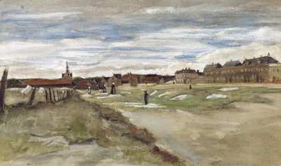 Blanchisserie à Scheveningen (recto); Femme de Scheveningen (verso) von Vincent van Gogh