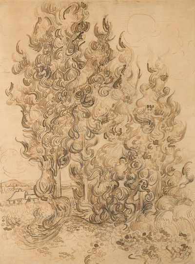 Zypressen von Vincent van Gogh