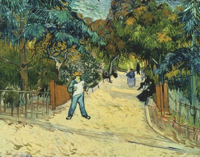Eingang zum öffentlichen Garten in Arles von Vincent van Gogh