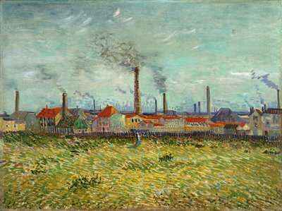 Fabriken in Clichy von Vincent van Gogh