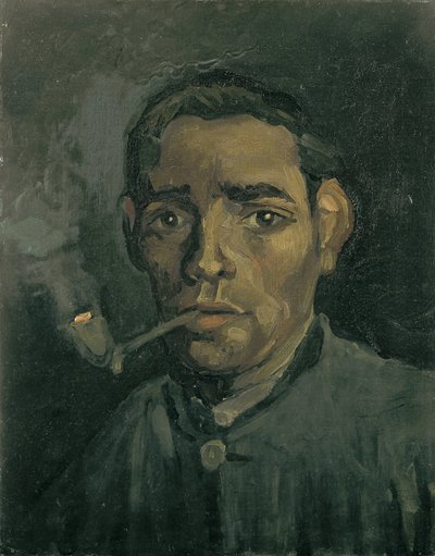 Kopf eines Mannes, 1884-1885 von Vincent van Gogh