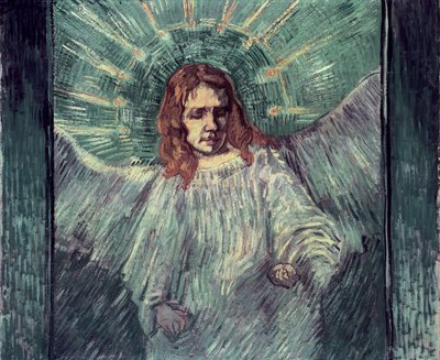 Kopf eines Engels, nach Rembrandt, 1889 von Vincent van Gogh