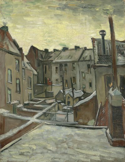 Häuser von hinten gesehen von Vincent van Gogh
