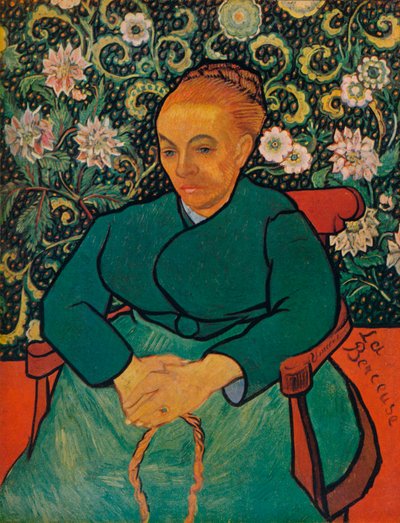 La Berceuse Porträt von Madame Roulin, 1889 von Vincent van Gogh
