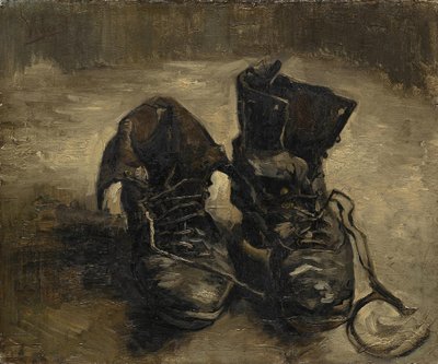 Die schwarzen Stiefel oder Die alten Schuhe von Vincent van Gogh