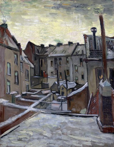 Häuser von hinten gesehen von Vincent van Gogh