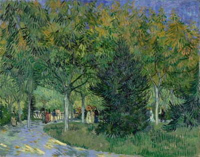Weg im Park von Arles, 1888 von Vincent van Gogh