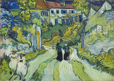 Treppe in Auvers, Juli 1890 von Vincent van Gogh
