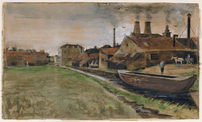 Die Eisenmühle in Den Haag, 1882 von Vincent van Gogh