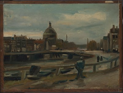 Der Singel nahe der Lutherischen Kirche in Amsterdam von Vincent van Gogh