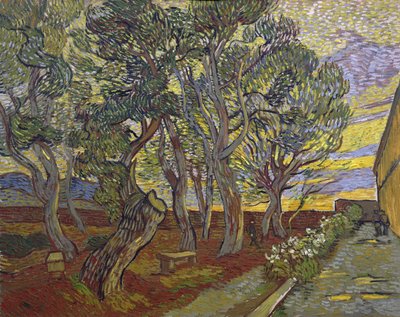 Der Garten des Hospitals Saint-Paul von Vincent van Gogh