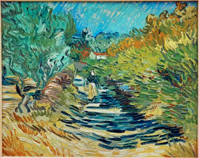 Der Weg nach Saint-Rémy von Vincent van Gogh