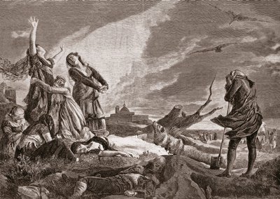 Spanischer Unabhängigkeitskrieg (1808-1814). Beerdigung in La Moncloa, Madrid am 3. Mai von Vincente Gonzalez Palmaroli